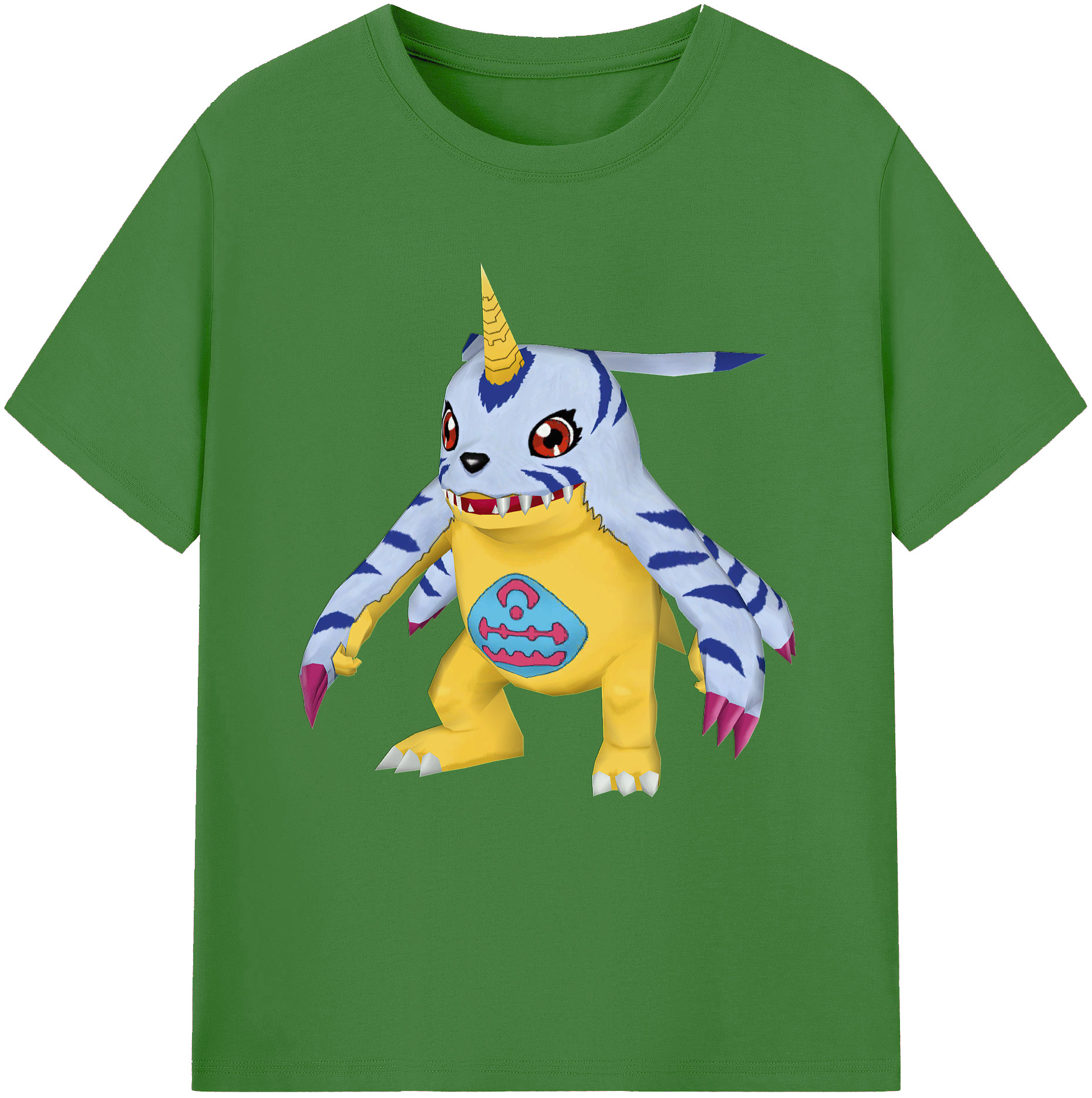 （画像用） Digimon デジタルモンスター/デジモン レディースカジュアルプリントTシャツ（綿100％）